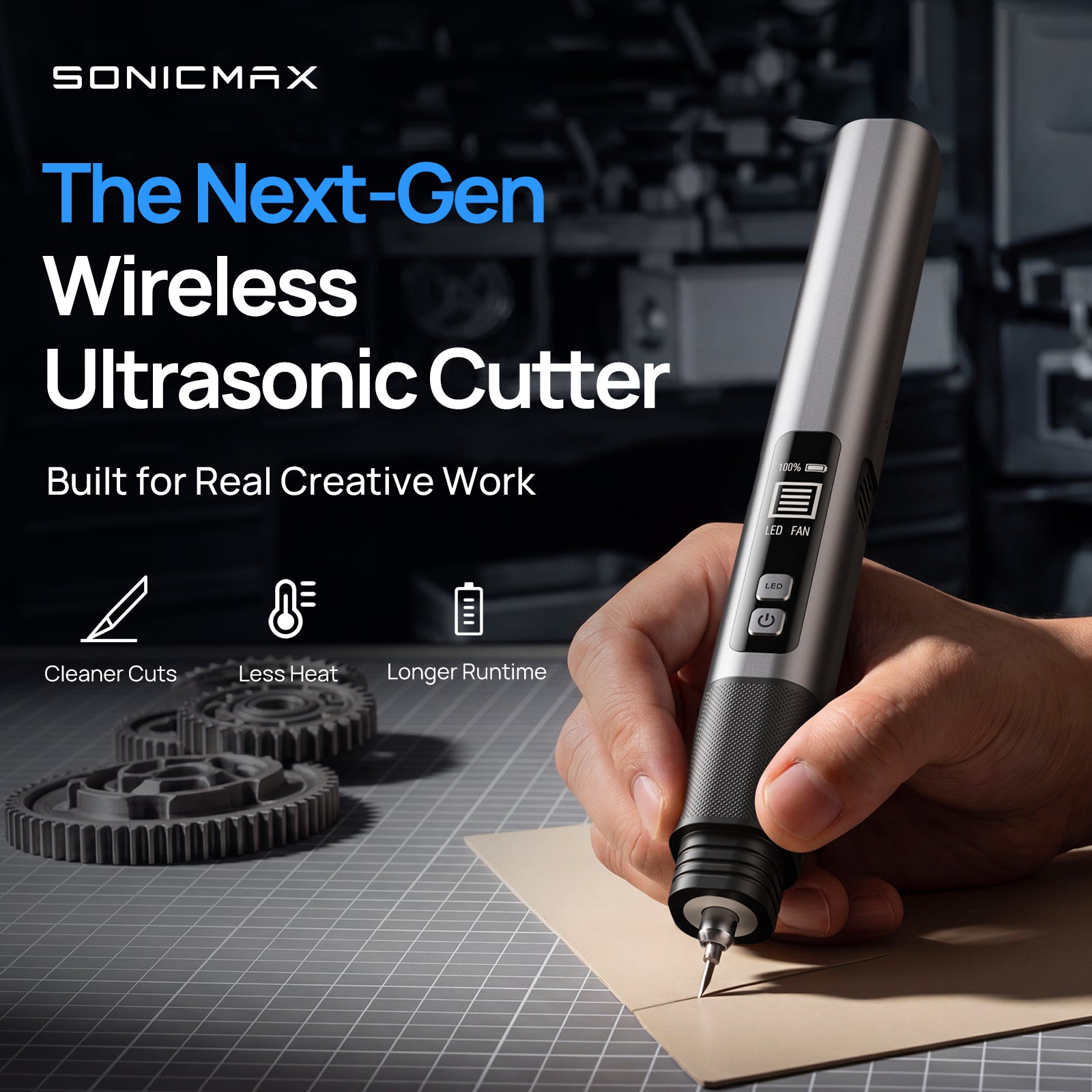 Slice 10 Next-Gen Wireless Ultrasonic Cutter - VIP Reservation ($1 Deposit)