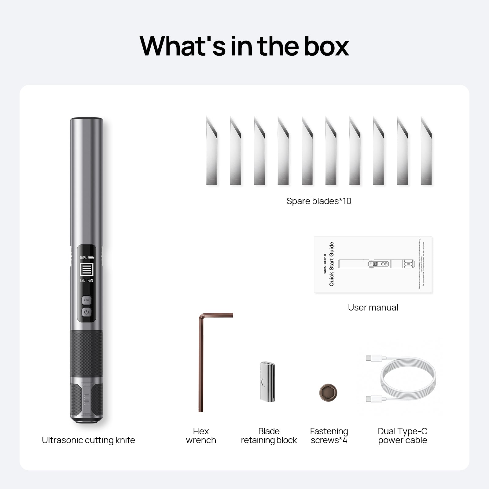 Slice 10 Next-Gen Wireless Ultrasonic Cutter - VIP Reservation ($1 Deposit)